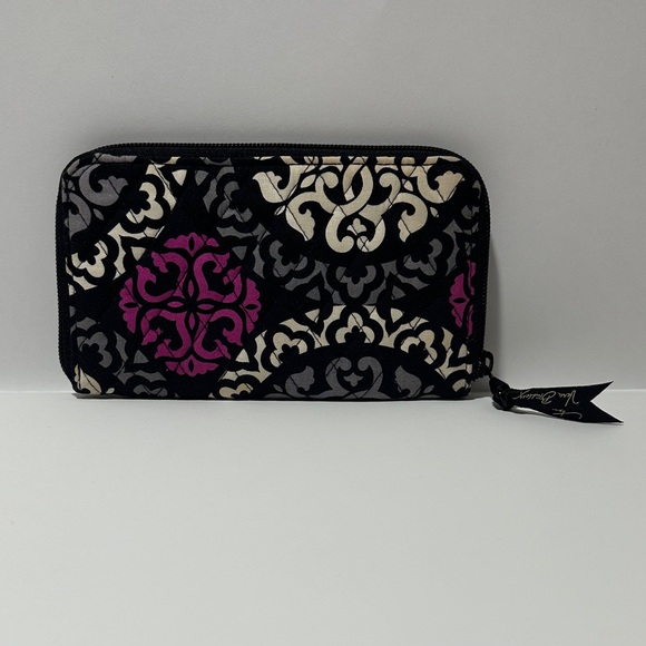 Vera Bradley Canterberry Magenta Pattern Wallet - Picture 2 of 3